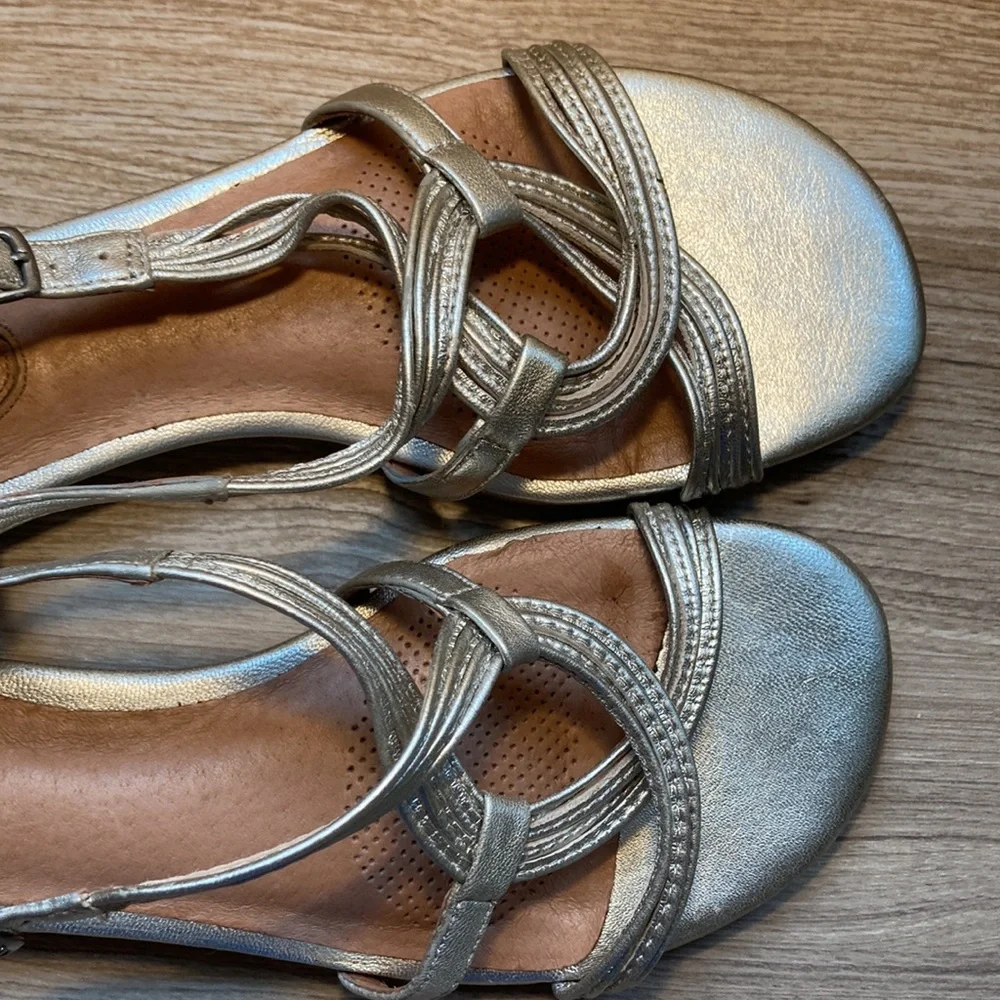 Corso Como leather sandals Future silver 7,5